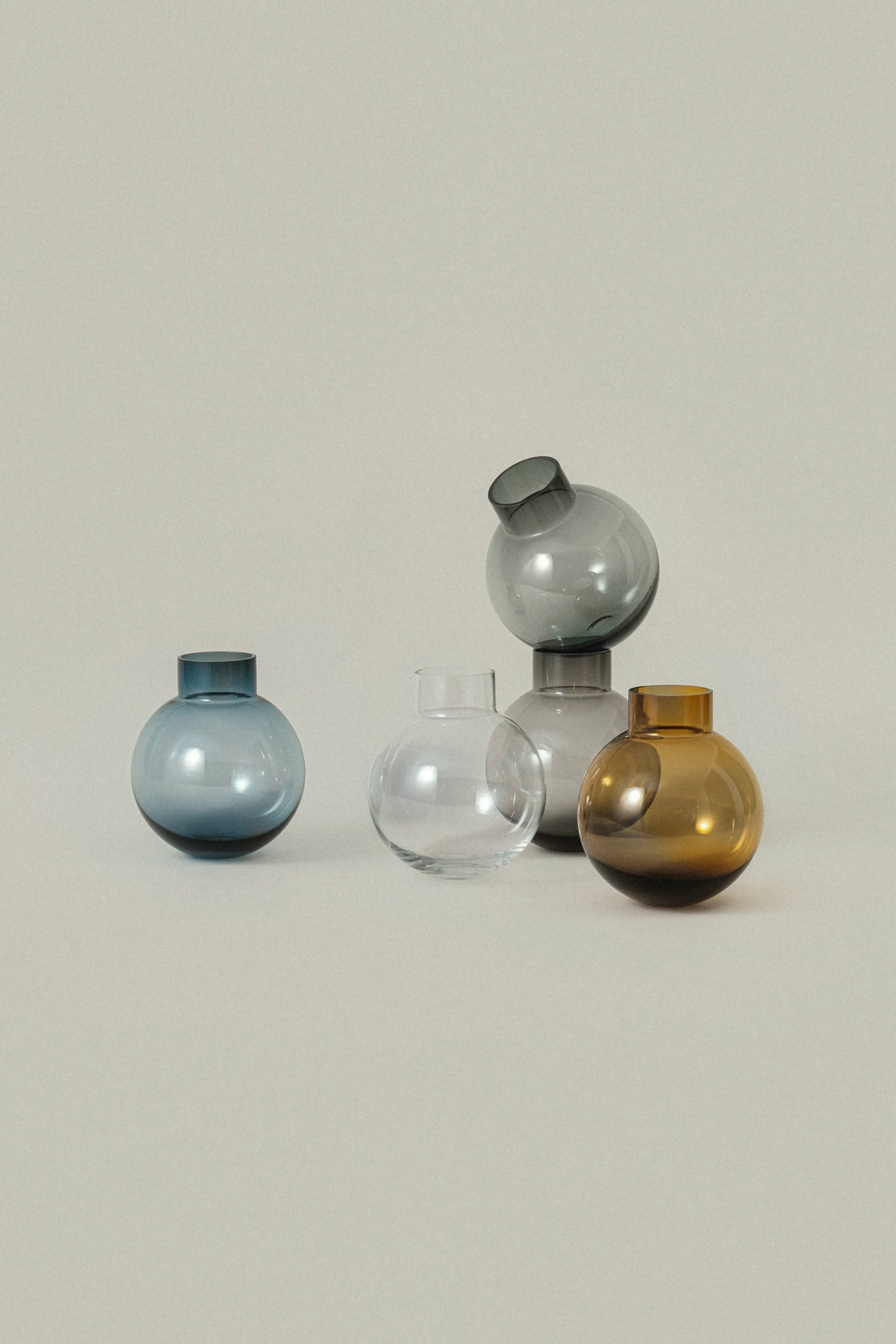 Ball Glass Vase - Green
