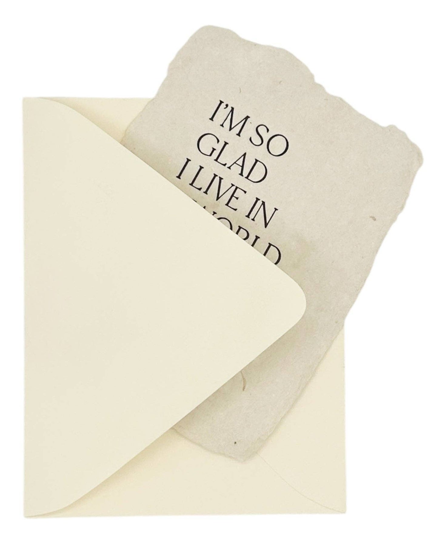 A world with octobers note card