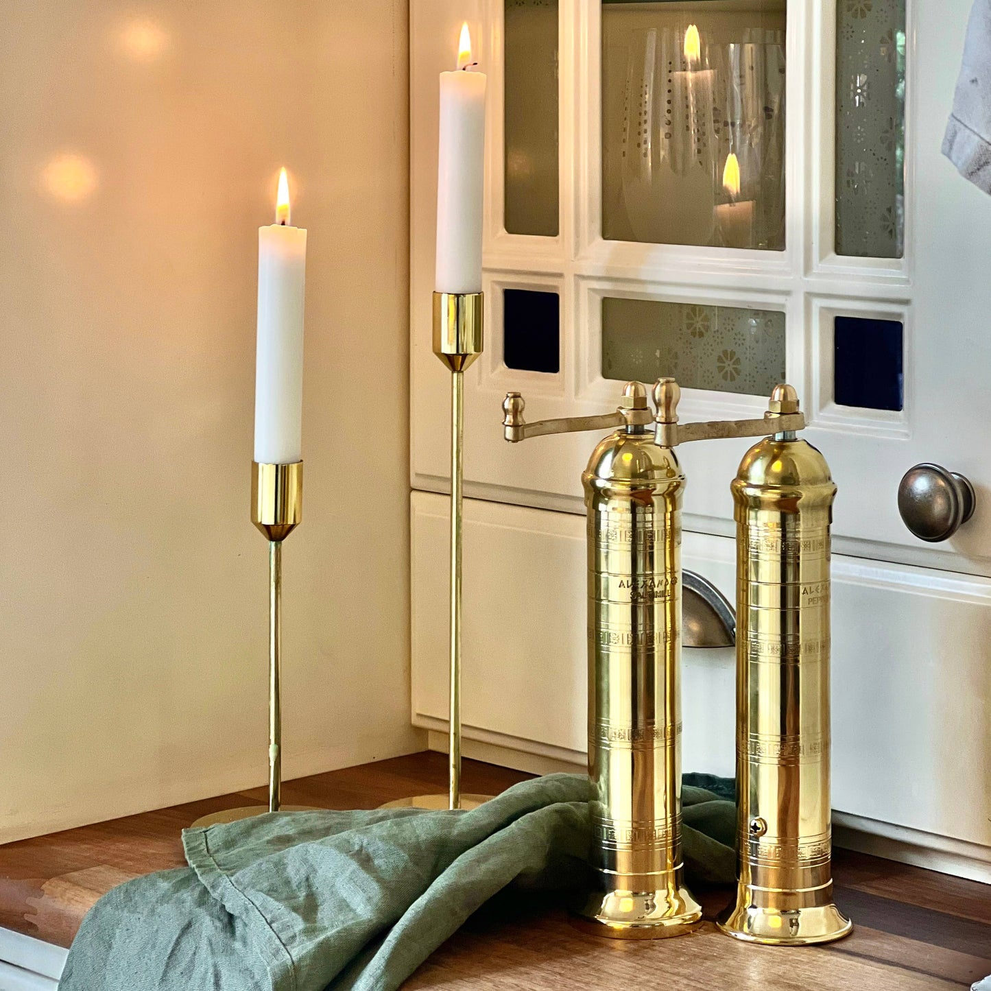 Solid Brass Pepper Grinder