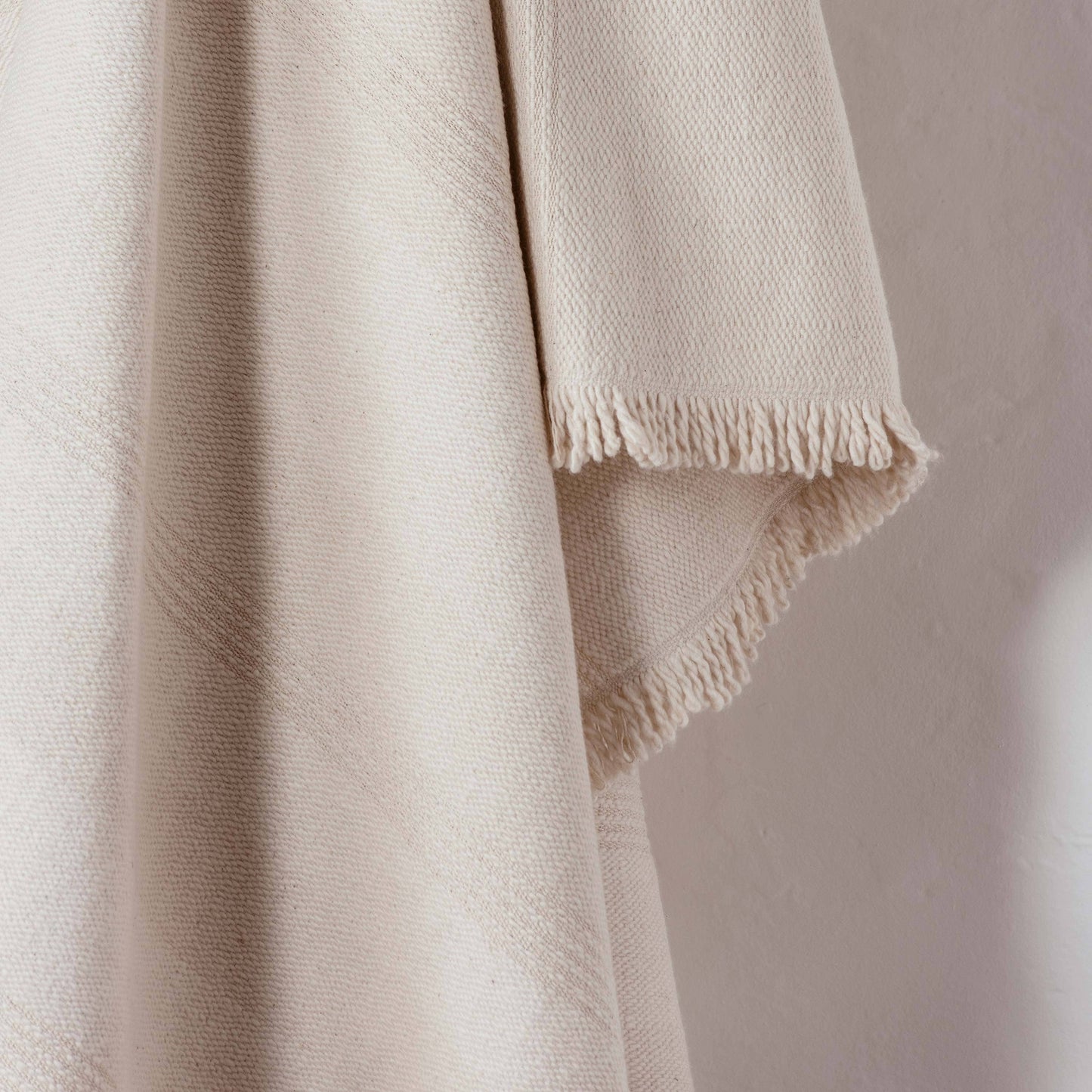 No. 10 Handloomed Cotton Bed Blankets — Ecru