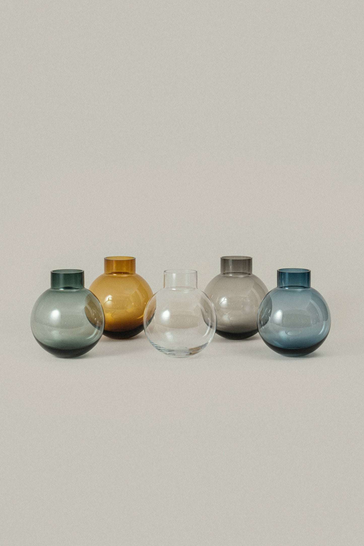Ball Glass Vase - Green