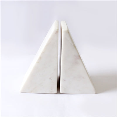 Tris Marble Bookends - Set of 2