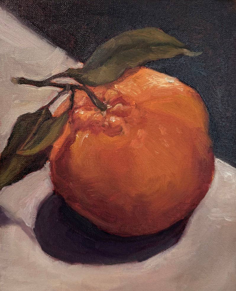 "Single Orange" Print