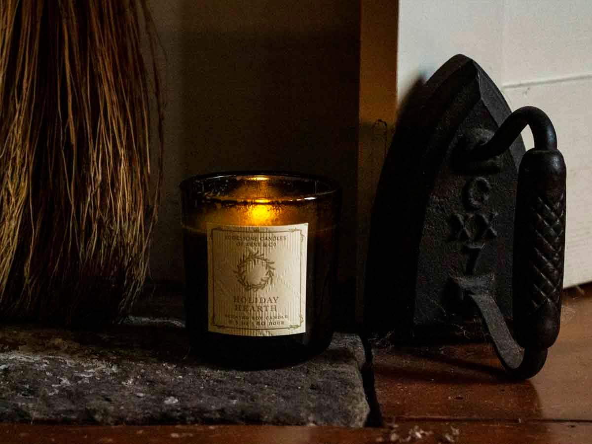 Holiday Hearth Luxury Soy Candle