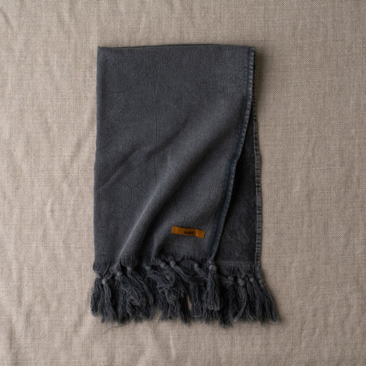 Vintage Wash Hand Towel | Charcoal