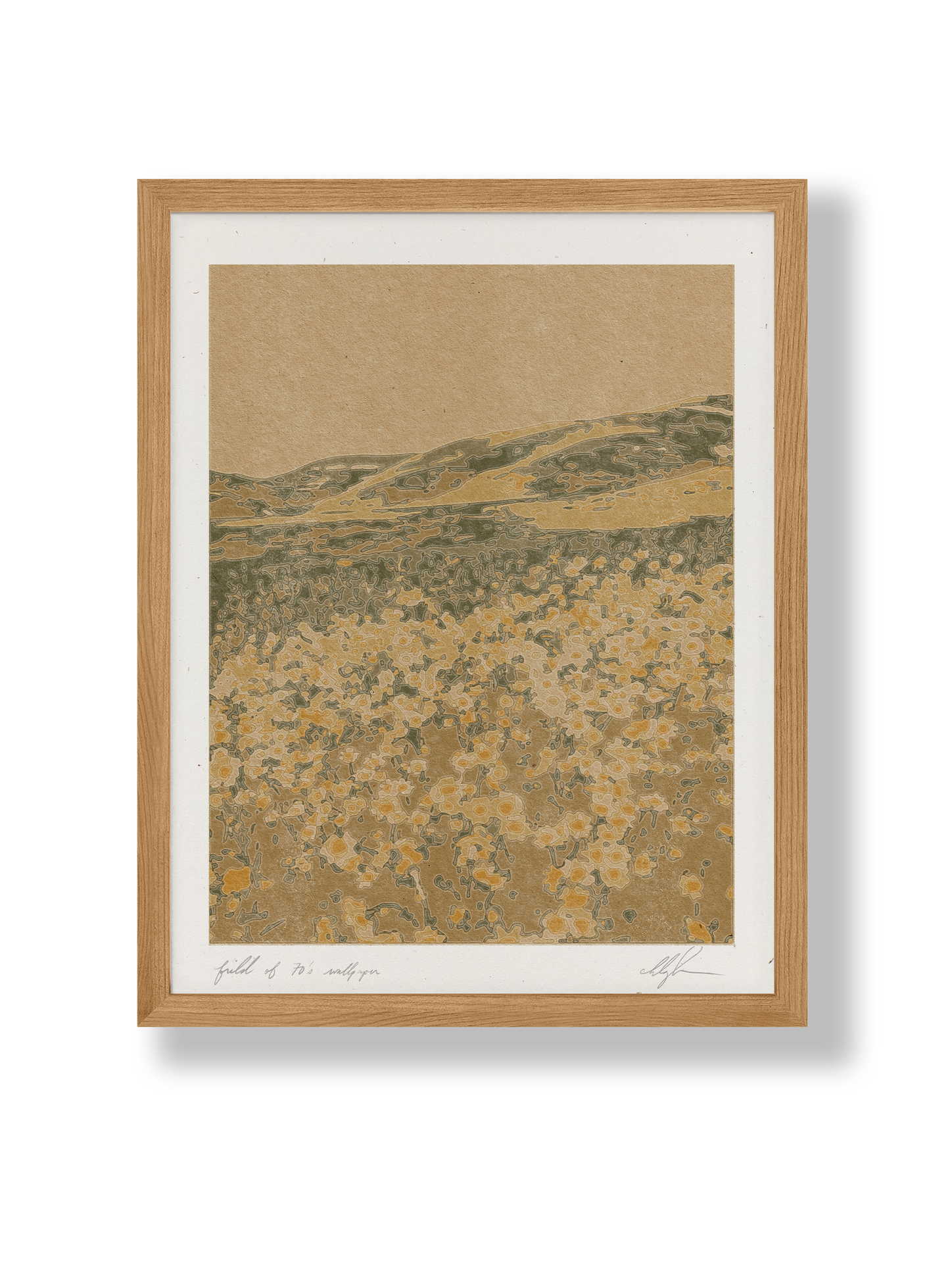 Field of 70's Art Print