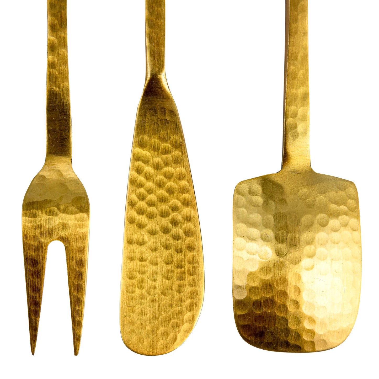 Gold Appetizer Utensils, Set of 3