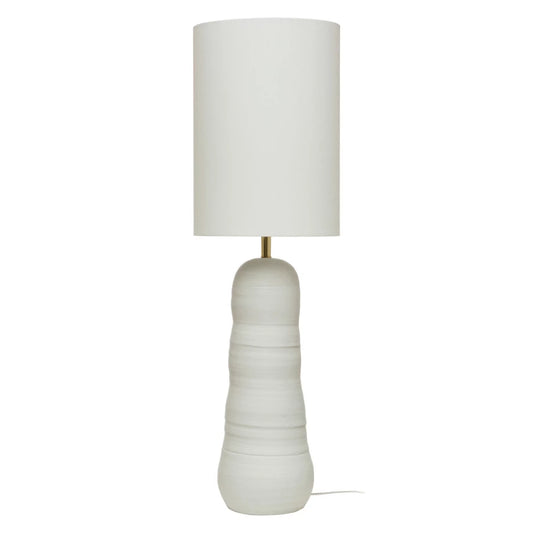 Oversized Stoneware Lamp