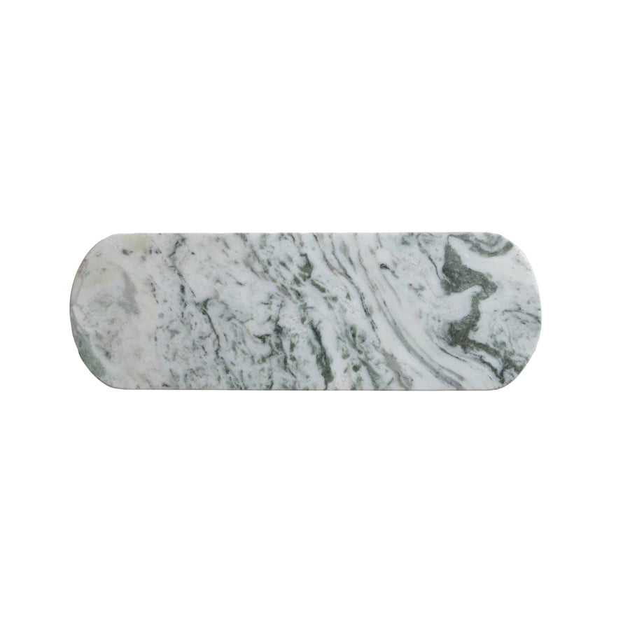 Green Melange Marble Tray