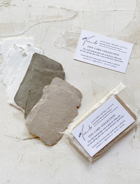 Tiny card collection - neutral