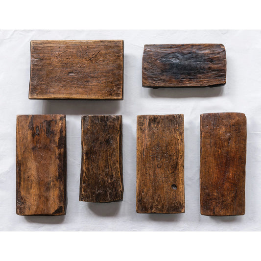 Reclaimed Wood Pedestal