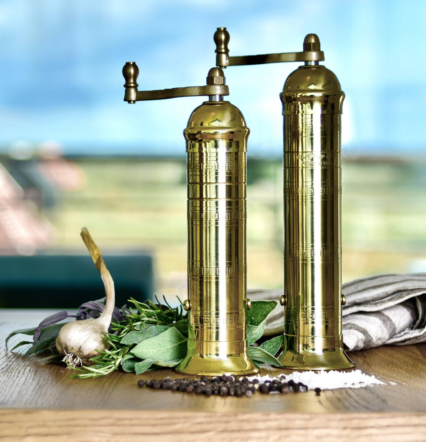 Solid Brass Pepper Grinder