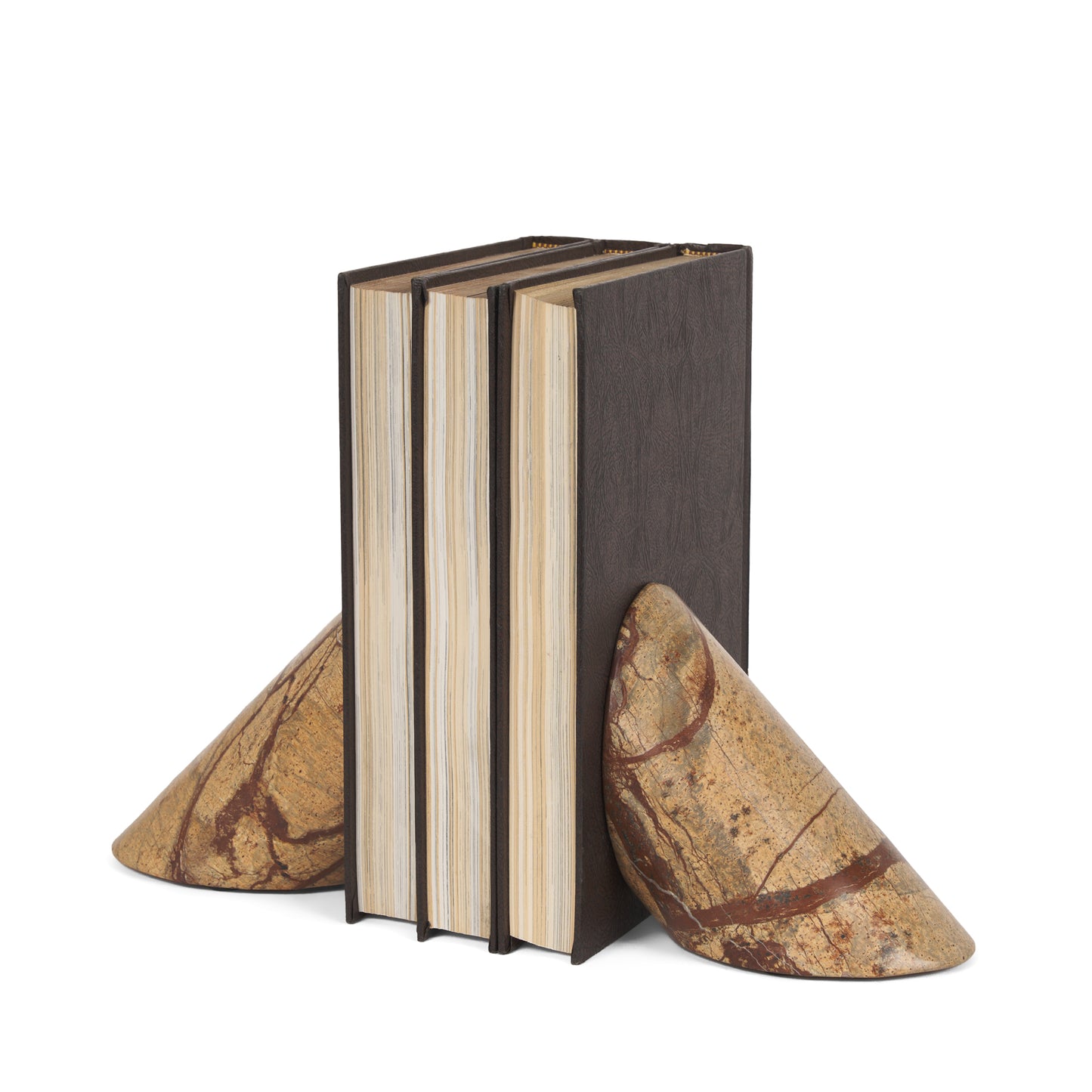 Forest Marble Angled Bookends