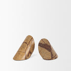 Forest Marble Angled Bookends