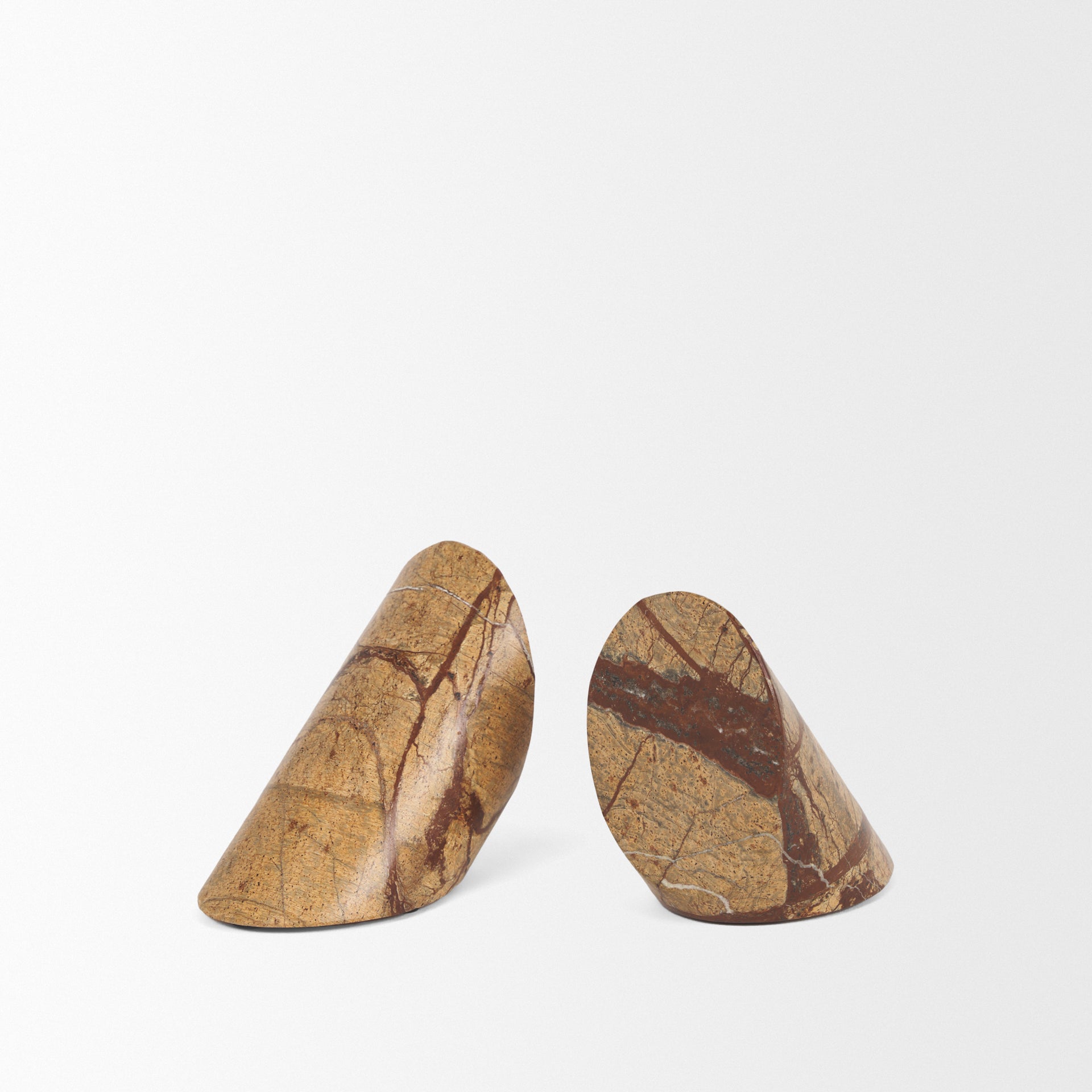 Forest Marble Angled Bookends