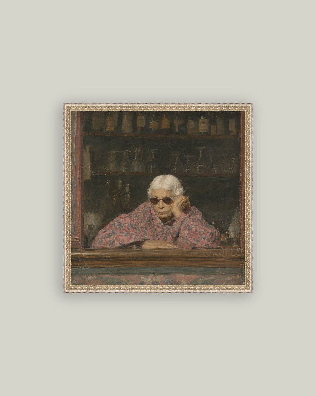 Woman in Sunglasses Framed Art