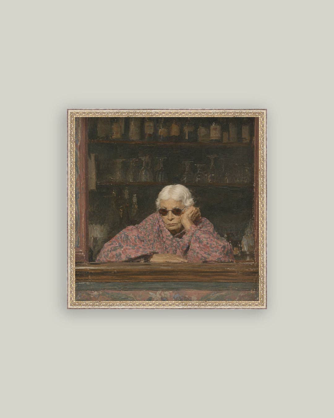 Woman in Sunglasses Framed Art