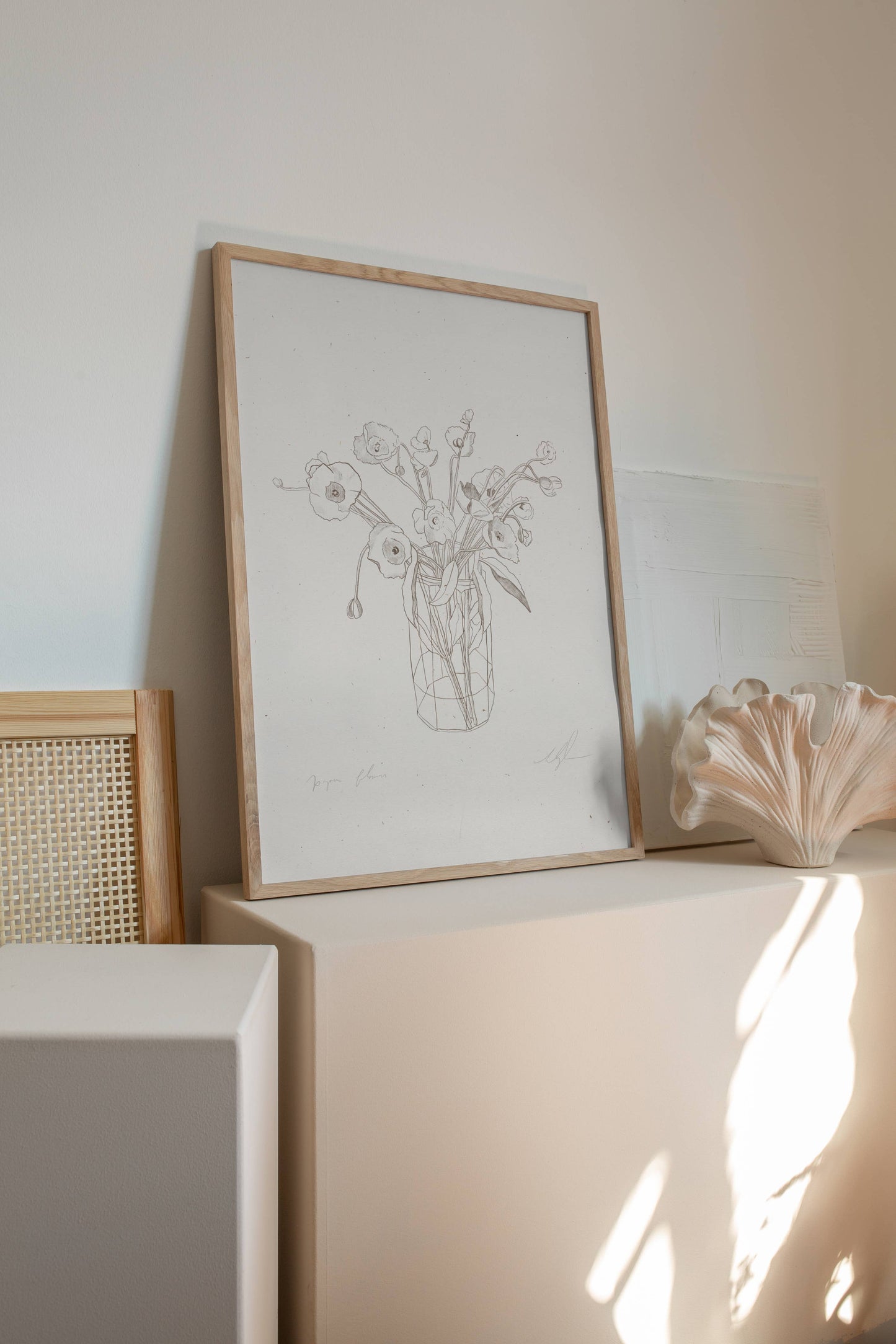 Fleurs de Papier Art Print