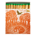Woodland Fox | Square - Safety Matches