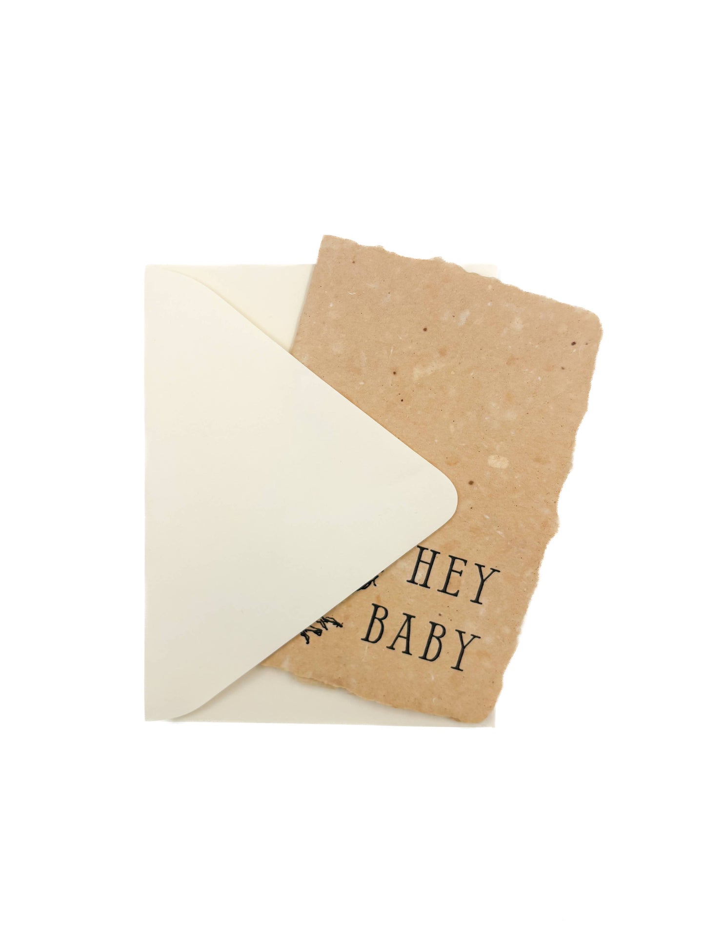 Hey baby folded card