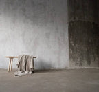 Linen Throw With Fringes - Natural