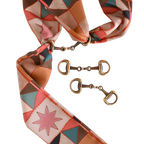 Snaffle Bit Scarf Accessory in “Antique Bronze”