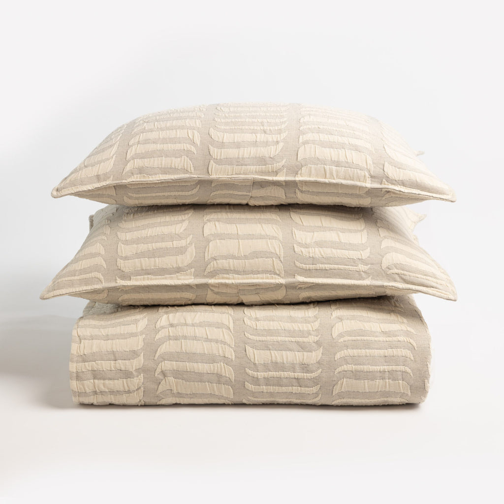 Cunningham Euro Pillow Sham, Grey
