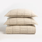 Cunningham Euro Pillow Sham, Grey