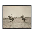 Galloping Cowgirl Friends Framed Art