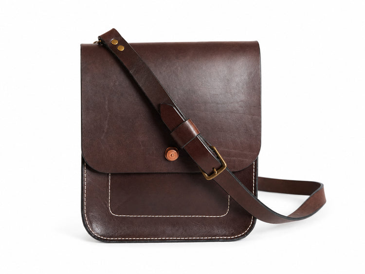 Ridgeline English Bridle Leather - Brass Hardware
