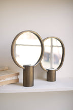 Antique Gold Tabletop Mirror