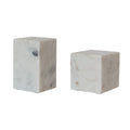 Marble Cube Bookends