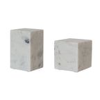 Marble Cube Bookends