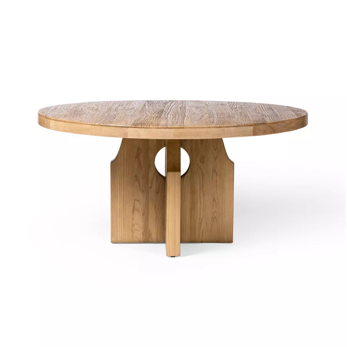 Arian Round Dining Table - Natural Elm