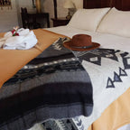 Inca Alpaca Blend Traveler Blanket - Grey