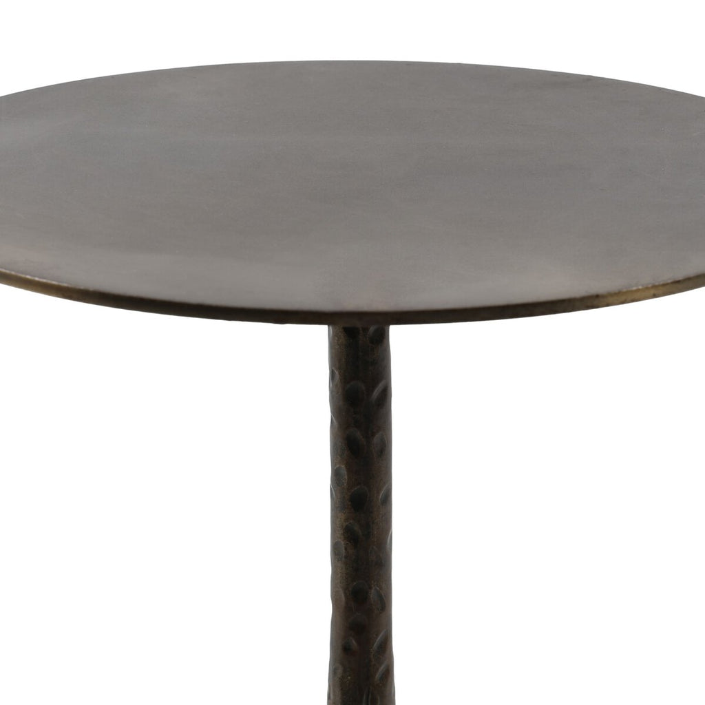 Jocelyn End Table - Dark Brass