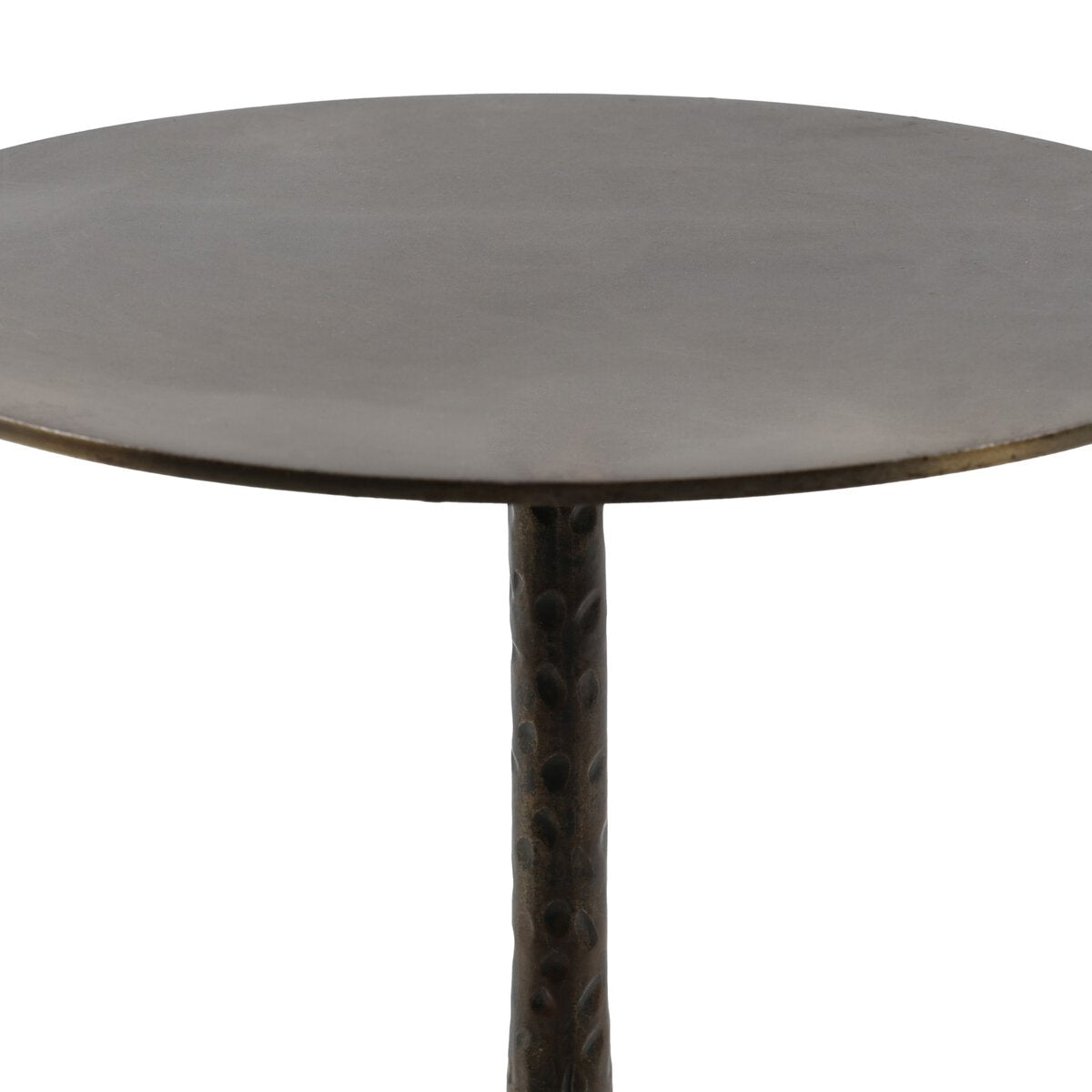 Jocelyn End Table - Dark Brass