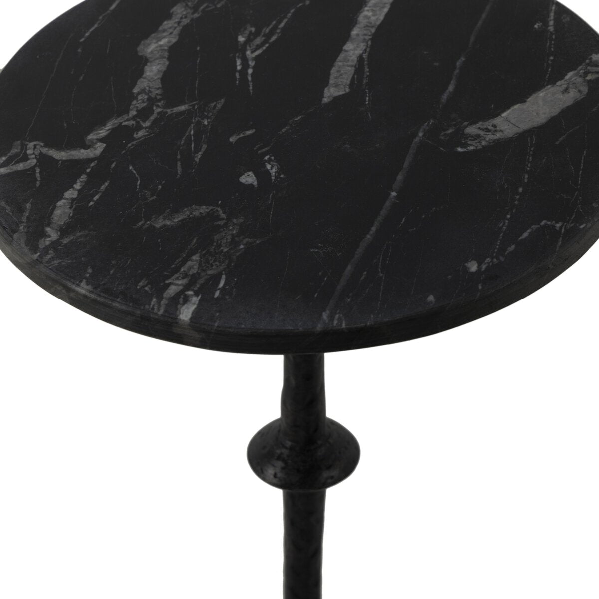 Jocelyn End Table - Black Marble