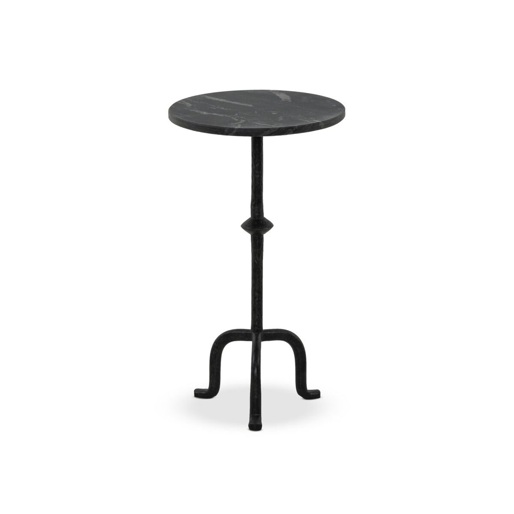 Jocelyn End Table - Black Marble