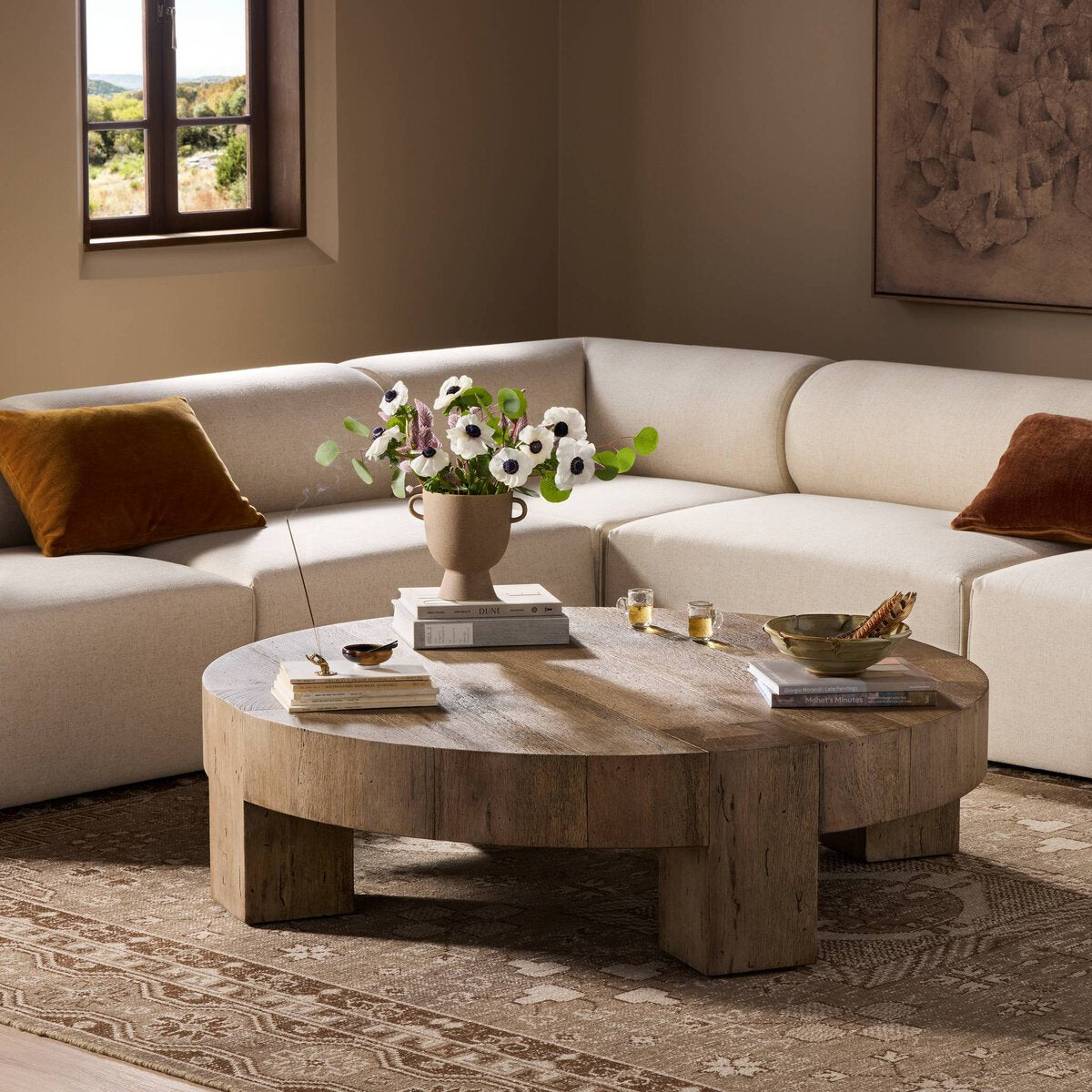 Abaso Round Coffee Table