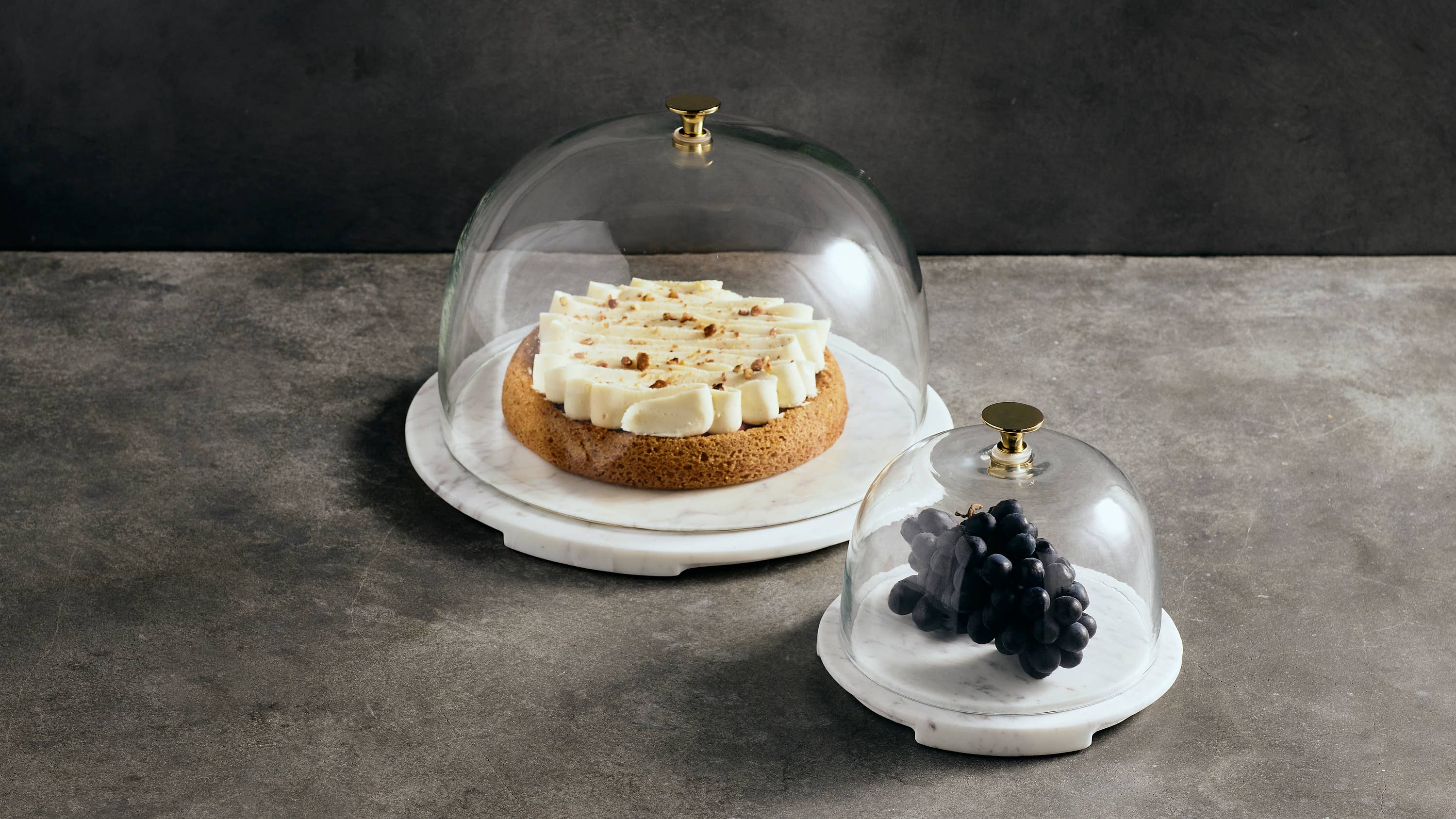 Cova Marble Base Dome Large