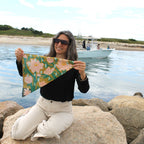 April Showers Scarf | 100% Silk Bandana | Floral Scarves