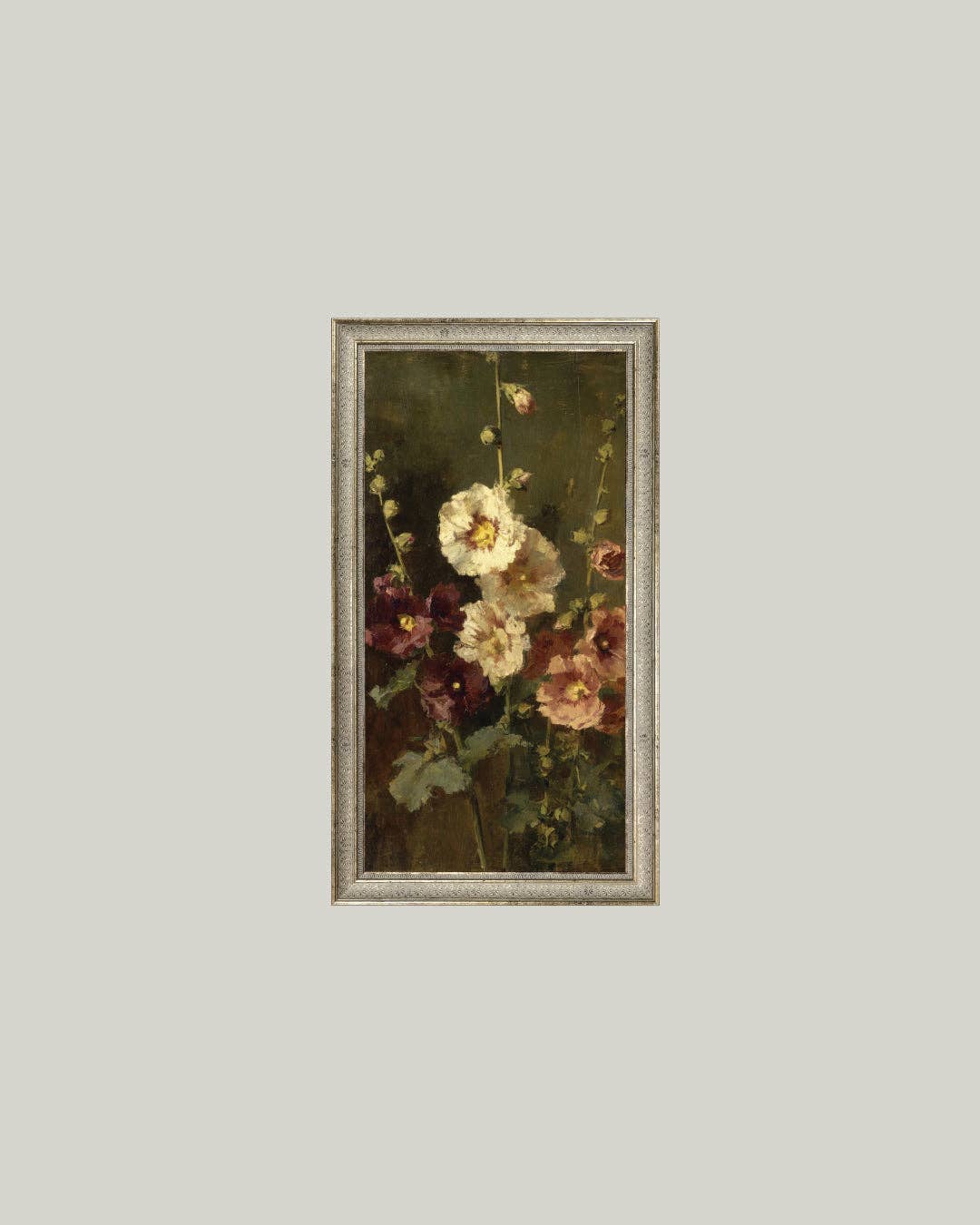 Late Summer Hollyhocks