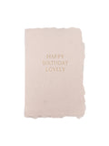Happy birthday lovely card