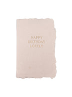 Happy birthday lovely card