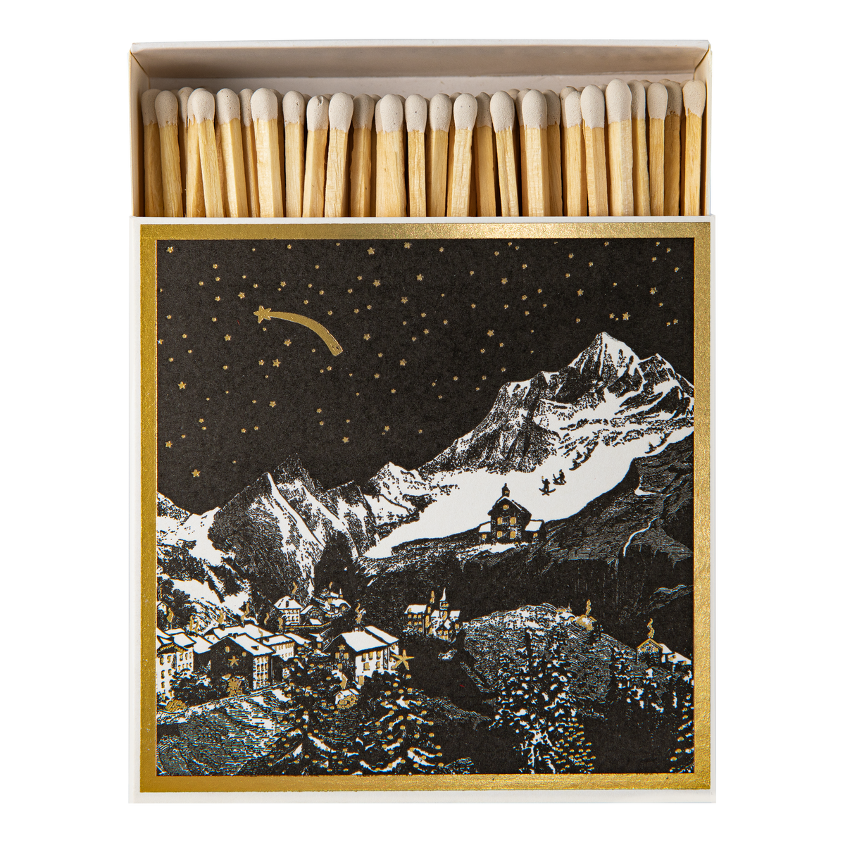 Alpine Lodge | Square - Safety Matches 🎄