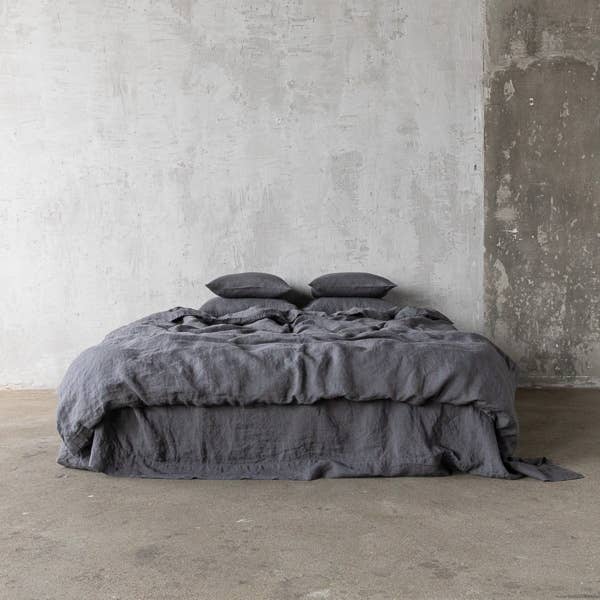 Linen Duvet - Grey