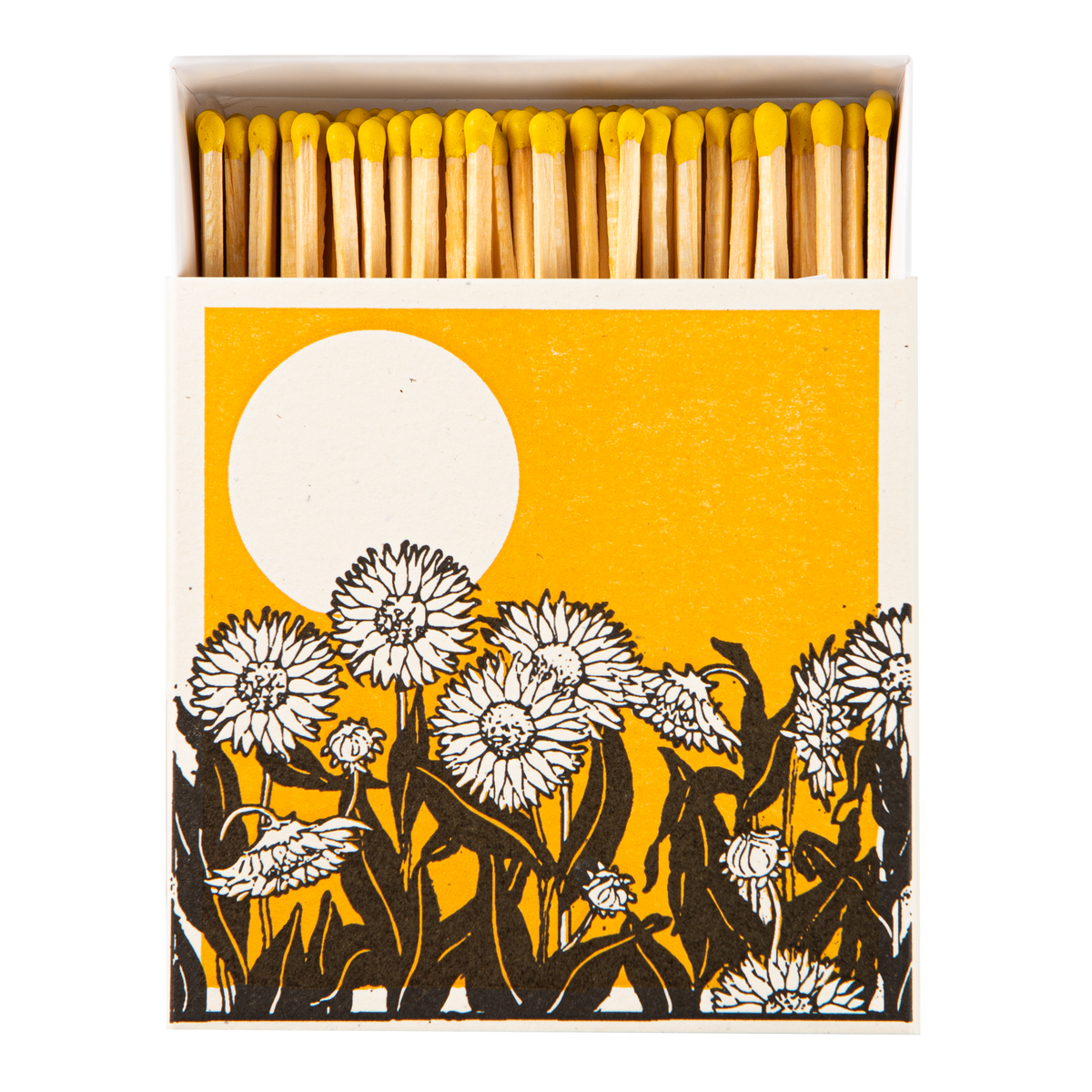 Sunflower Fields | Square - Safety Matches