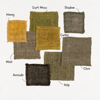 Lina Linen Pillow: Avocado