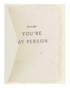 You're my person card